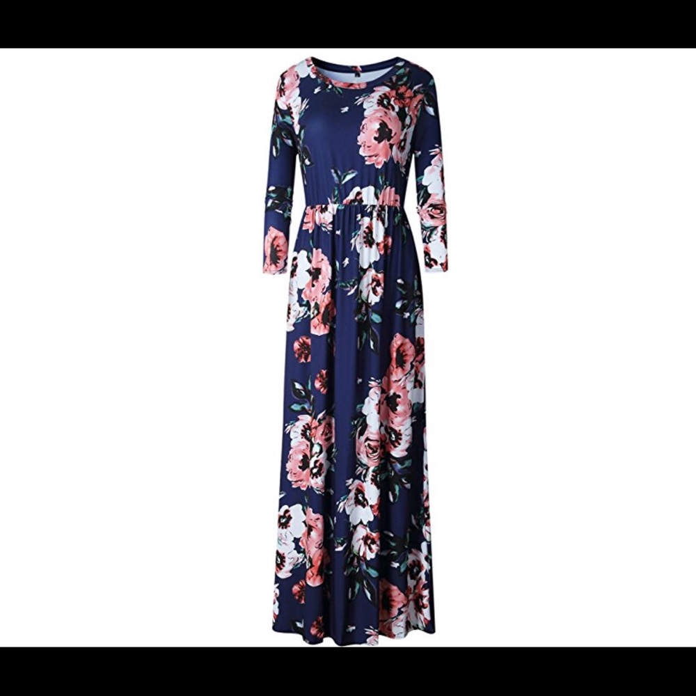 Floral floor length dress